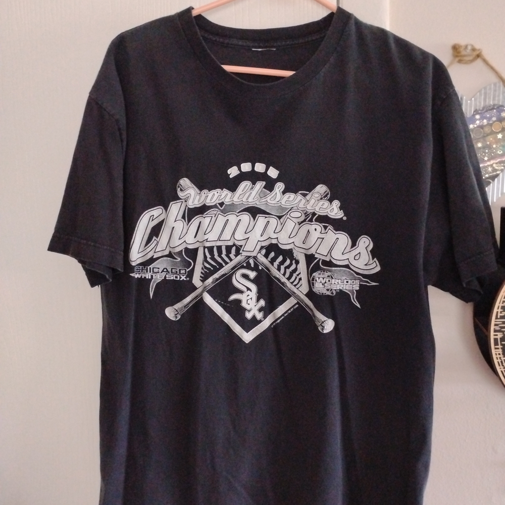 Chicago White Sox 2005 World Series Champions Black Tee